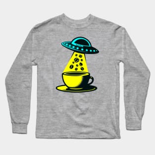 Caffeine Encounter - UFO Caffee Long Sleeve T-Shirt